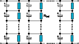 Уравнивание напряжений балластными резисторами